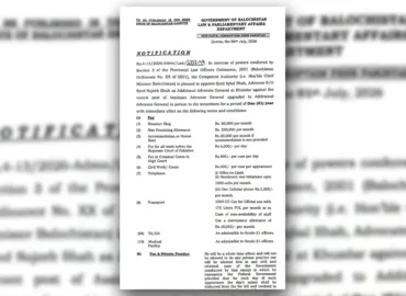 Government Lawyer in Mahrang Baloch Case Named Additional Advocate General in Khuzdar; BYC Raises Concerns