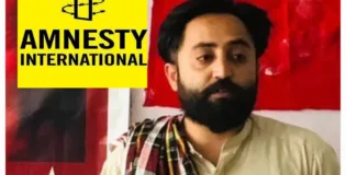 جبری لاپتہ چیئرمین جیئند بلوچ کی بازیابی کا مطالبہ۔ایمنسٹی انٹرنیشنل