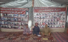 اہلیہ رافیعہ، بیٹی تانیہ اور نواسی جوریہ کو پاکستانی فورسز نے جبری لاپتہ کر دیا۔جمعہ خان 