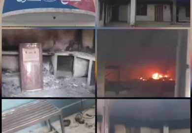 خاران: مسلح افراد کا پولیس اور سی ٹی ڈی تھانوں پر حملہ، ریکارڈ نذرِ آتش