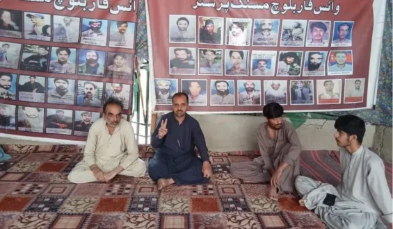 بلوچستان میں جبری گمشدگیاں، وی بی ایم پی کا احتجاجی کیمپ 6338ویں روز، جنید اور یاسر حمید کی بازیابی کا مطالبہ