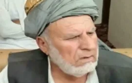 چاغی نامعلوم افراد کی فائرنگ سے قبائلی رہنما ملک کریم داد محمد حسنی ہلاک