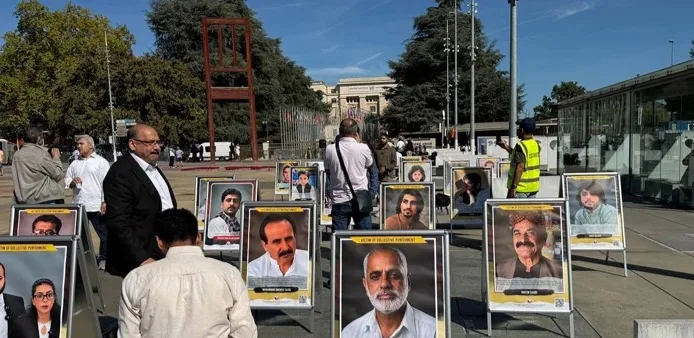 بلوچستان کے جبری گمشدگان کی خاموش فریاد، بی این ایم کی جنیوا میں تصویری نمائش