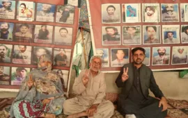 کوئٹہ: جبری گمشدگیوں کے خلاف احتجاجی کیمپ 6374ویں روز بھی جاری، بیبرگ قمبرانی کے والدین کی شرکت