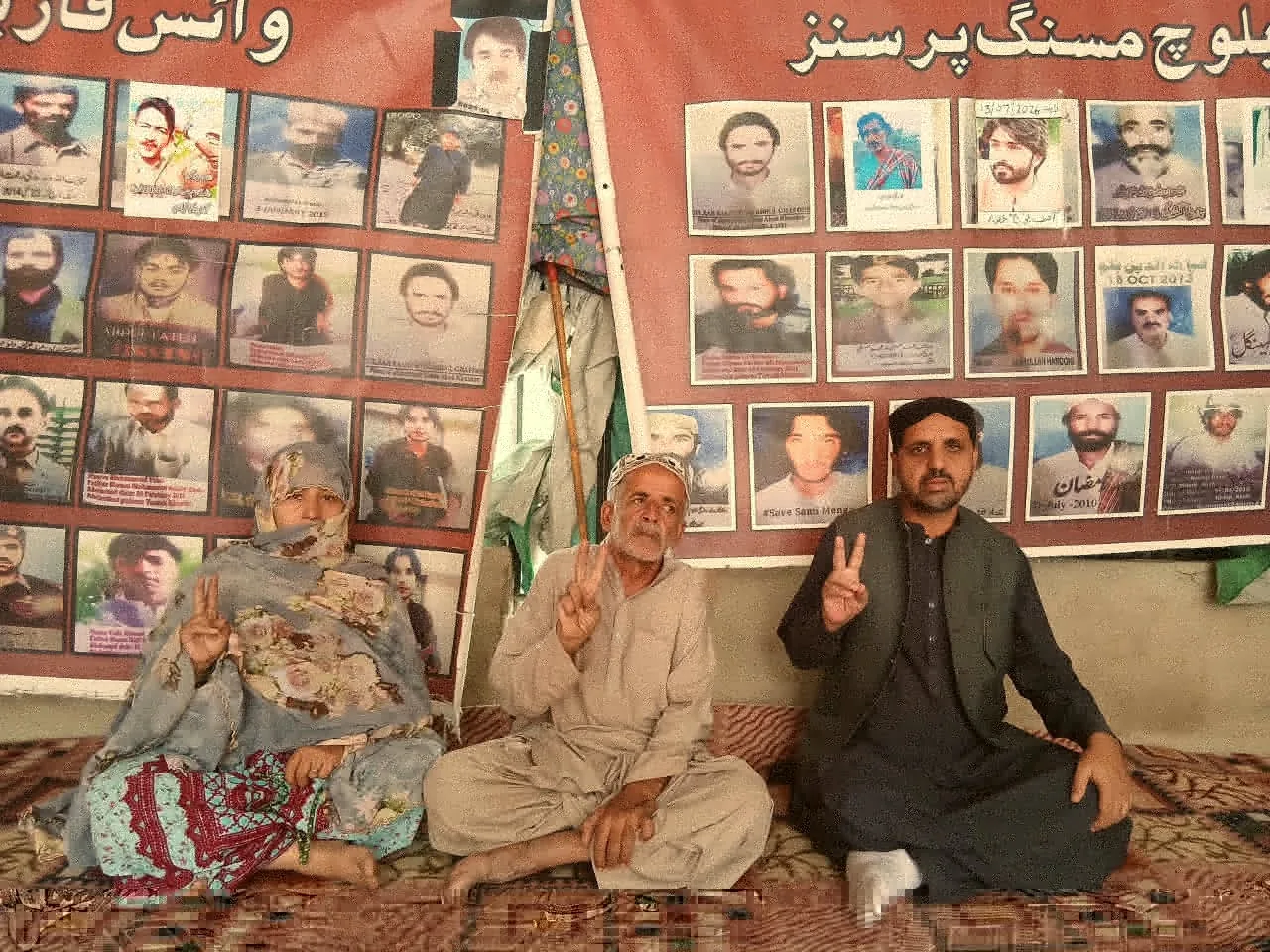 کوئٹہ: جبری گمشدگیوں کے خلاف احتجاجی کیمپ 6374ویں روز بھی جاری، بیبرگ قمبرانی کے والدین کی شرکت