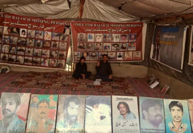 وی بی ایم پی کے احتجاجی کیمپ کو 6376 دن مکمل، لاپتہ مقبول کے لواحقین کی شرکت