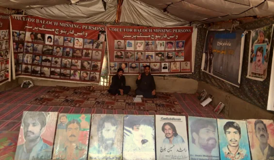 وی بی ایم پی کے احتجاجی کیمپ کو 6376 دن مکمل، لاپتہ مقبول کے لواحقین کی شرکت
