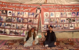 بلوچستان میں جبری گمشدگیوں کے خلاف احتجاج جاری