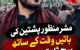 مشر منظور پشتین کی باتیں وقت کے ساتھ سچ ثابت ہو رہی ہیں! تحریر. کامران خان، کوآرڈینیٹر، پی ٹی ایم اسلام آباد