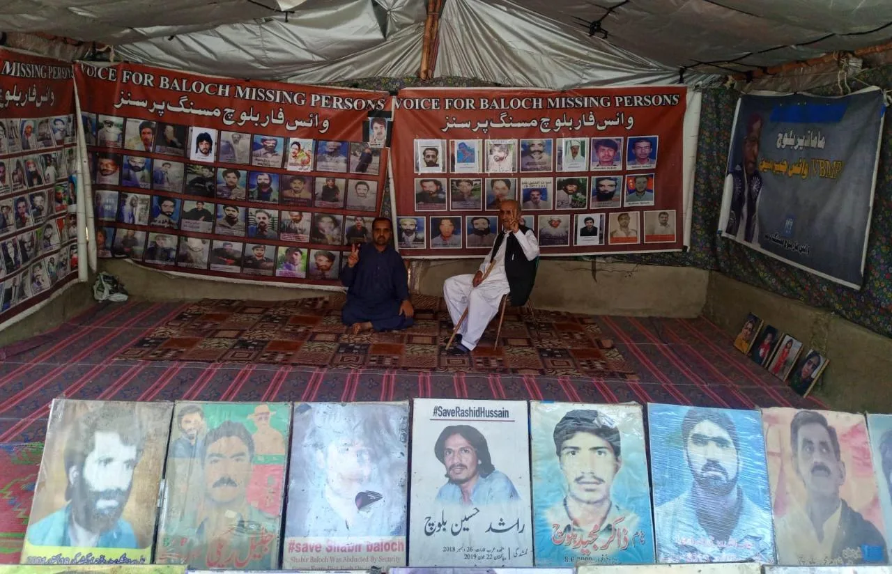 وی بی ایم پی کا احتجاجی کیمپ 6379ویں روز جاری، مہیم خان بلوچ اور محمود سنجرانی کی اظہارِ یکجہتی